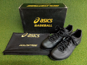 ▽ アシックス スパイク 27.0cm / ASICS SFST-4 GS.SPEED TECH LT 2 ブラック 樹脂底 シューズ 野球スパイク スパイクシューズ 野球