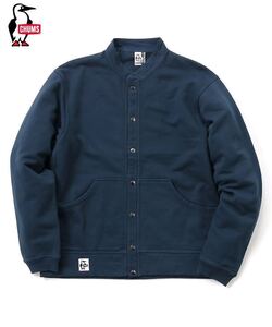 CHUMS Full Snap Hurricane Top Navy チャムス フルスナップ ハリケーントップ／スウェット（メンズ）ネイビー／紺 CH00-1415／XXL／2XL