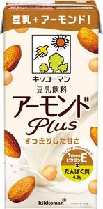 キッコーマン 豆乳飲料 アーモンドPlus 1000ml×6本