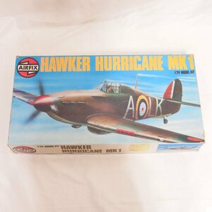 AIRFIX◆エアフィックス ホーカーハリケーン MKⅠ 1/24スケール プラモデル・モータライズ用金具欠品/ランナー落ちパーツ多数◆未組立保管