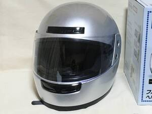 フルフェイス ヘルメット PS-FF001 シルバー フリーサイズ 57cm〜60cm Comfort Helmet SGマーク認定品 中古美品 送料無料