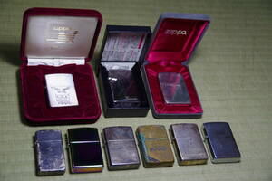 ◆93◆USED◆現状品◆ZIPPO ジッポー オイルライター 計6点セット 