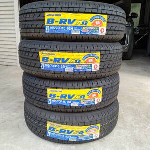 未使用品4本セット ブリヂストン BRIDGESTONE B-RV AQ 195/70R15