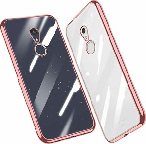 arrows Be4 Plus ケース クリア TPU 耐衝撃 F-41B シリコン スリム 薄型 軽量 透明 ソフトカバー メッキ加工 傷つけ防止 全面保護 