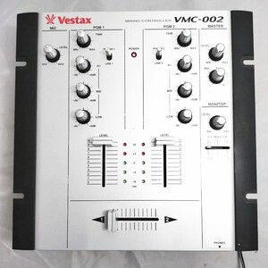 Vestax ベスタクス DJミキサーVMC-002【通電確認済】【現状品】【ジャンク扱い】