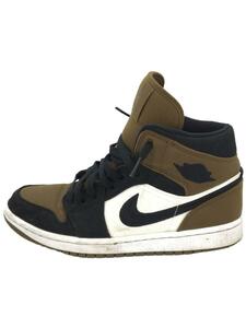 NIKE◆Air Jordan 1 Mid SE/ハイカットスニーカー/26.5cm/カーキ/dv0427-301