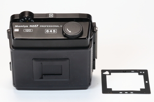  良品 MAMIYA マミヤ RZ67 PRO II 645 ROLL FILM BACK 6X4.5 セミ判 フィルムホルダー マスク付