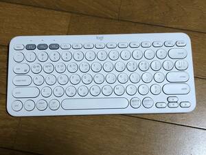 キーボード　logiclool ロジクール　K380 US配列　白色　ホワイト　Bluetooth 無線キーボード