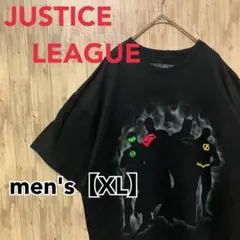 TH67【US輸入】JUSTICE LEAGUE　Tシャツ【メンズXL】ブラック