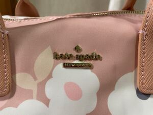 Kate spade バック 海外購入品　花柄ピンク