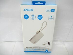 未使用 Anker 655 USB-C ハブ (8-in-1) 10Gbps 高速データ転送 USB-Aポート 100W USB Power Delivery USB-Cポート 4K HDMIポート 1Gbps