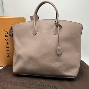 【鑑定済・希少】LOUIS VUITTON　ルイヴィトン トリヨンレザー　ロックイットGM ハンドバッグ　ベージュ　スペシャルオーダー品　ビジネス