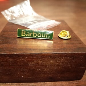 未使用　Barbourバブアー　ピンバッジ　ビンズ