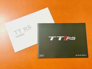 ★美品★【TTRS 】カタログ★大量出品中★Audi アウディ TT RS 本 厚口 データインフォメーション 付き ●今、買えます！即決 !!●