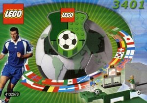 LEGO 3401　レゴブロックサッカースポーツ廃盤品