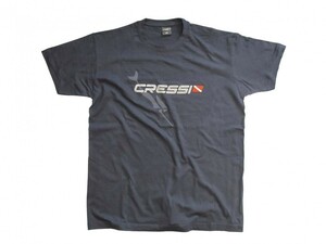 Cressi（クレッシィ） Tシャツ グレー 「team CRESSI」