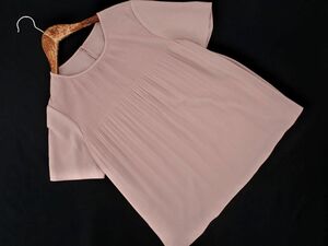 INDIVI インディヴィ Aライン ブラウス シャツ size38/ピンク ■◆ ☆ eed1 レディース