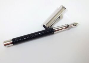 【希少】 万年筆 GRAF VON FABER-CASTELL グラフフォン ファーバーカステル　18ct 750 F 細字　箱付き　G241019370