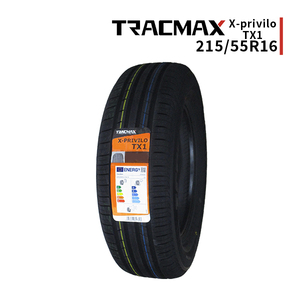 【現品限り！】215/55R16 2022年製造 新品サマータイヤ TRACMAX X-privilo TX1 送料無料 215/55/16