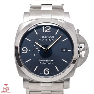 PANERAI パネライ ルミノールマリーナ スペッキオ PAM01316 自動巻き SS ブルー 【丸万質舗】