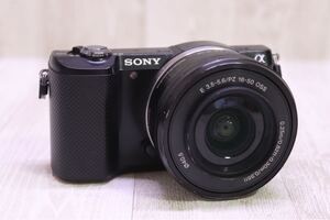 SONY α5000 (ILCE-5000)+ E PZ 16-50mm 【3.0型・約2010万画素・Wi-Fi対応・本体内充電・ミラーレス一眼カメラ】