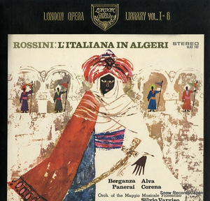 シルヴィオ・ヴァルヴィーゾ ロッシーニ：歌劇「アルジェのイタリア女」全曲 SLX3-102