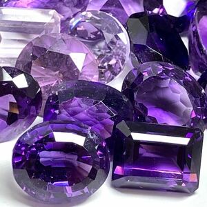 ［天然アメジストおまとめ300ct］J ルース 裸石 宝石 ジュエリー jewelry amethyst 紫水晶 DB4 ②