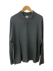 Steven Alan◆ポロシャツ/XL/コットン/GRY/8112-199-0387