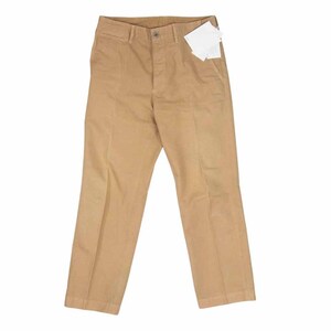 VISVIM ビズビム 22SS 0122105008003 CHINO PANTS HW TAPER BEIGE TAPER PEERLESS刻印 メタル釦 シンチバック チノパンツ【美品】【中古】