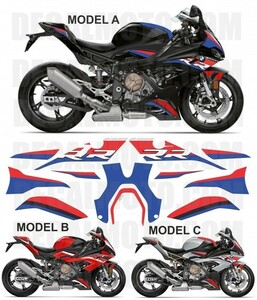 カスタム グラフィック デカール ステッカー 車体用 / BMW S1000RR 2019 - 2022 / BMW MOTORSPORT MULTICOLOR