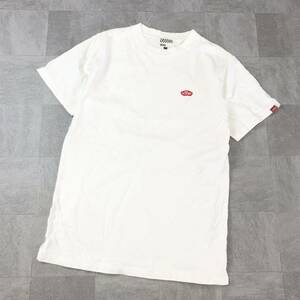 VANS ヴァンズ　ワンポイントワッペン半袖Tシャツ 半袖シャツ　カットソー　ホワイト　サイズS