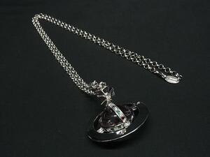 1円■極美品■ VivienneWestwood ヴィヴィアンウエストウッド ジャイアントオーブ ネックレス ペンダント アクセサリー シルバー系 FL2469