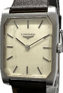 1円～ LONGINES ロンジン 17.100852 スクエアケース メンズ ボーイズ 手巻き アンティーク ヴィンテージ 時計