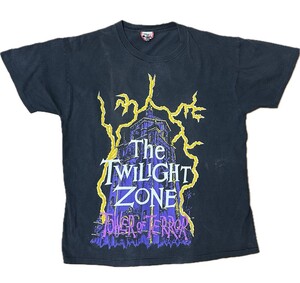 90s Vintage ディズニー タワーオブテラー Tシャツ Vintage Twilight Zone Tower Of Terror VintageDisney TShirt 