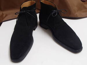 クロケット＆ジョーンズ TETBURY　7E　スウェード黒　Crockett&Jones 美品