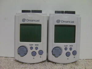 ■■ 即決!! DC ビジュアルメモリ（モスラ・白）Visual Memory ／ ドリームキャスト Dreamcast■■