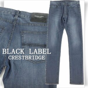 新品1円～★定価2.9万BLACK LABEL ブラックレーベル クレストブリッジ ハイストレッチスキニーデニムパンツ M ジーンズ ブルー◆8829◆