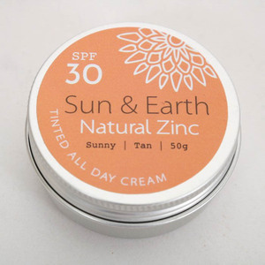 サン＆アース 日焼け止め サンスクリーンクリーム サニータン SPF30 未使用 コスメ CO レディース 50gサイズ Sun&Earth