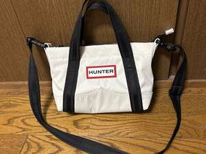 Hunter(ハンター) ナイロン ミニ トップ クリップ トート バッグ - ソフトサンド