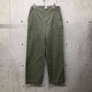 【値下げ!!】GAP ギャップ チノパンツ ベイカーパンツ ミリタリーパンツ OLIVE W76cm vintage 古着 アメカジ