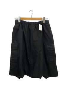 YOHJI YAMAMOTO◆サルエルパンツ/2/コットン/BLK/無地/FJ-P56-006