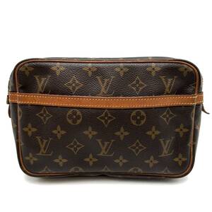 【美品】LOUIS VUITTON　ルイヴィトン　M51847　コンピエーニュ　セカンドバック　クラッチバッグ　モノグラム　レディース　メンズ