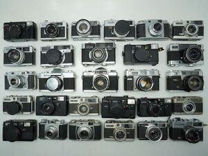 ★レンジファインダーなど★HANIMEX/RICOH/FUJICA/YASHICA/BEAUTY/MAMIYA/Canon/ 等 計:28点まとめ【ジャンク品】31099