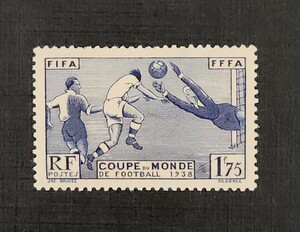 フランス 1938年 サッカーW杯 1種完 NH 