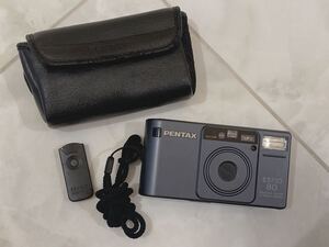 美品 PENTAX ESPIO80 ZOOM f=35㎜=80㎜ コンパクトフィルムカメラ ペンタックス フィルムカメラ 動作確認ok!