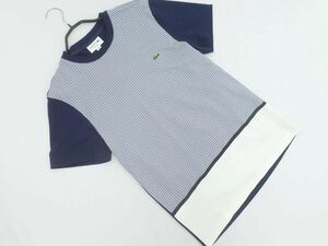 LACOSTE ラコステ Tシャツ size2/紺 ■◆ ☆ eeb5 メンズ