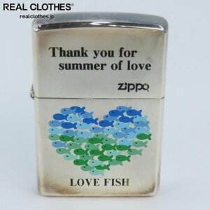 ZIPPO/ジッポー 魚 ハートデザイン LOVE FISH/2000年製 /UPK