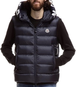 ★美品★MONCLER モンクレール ダウンベスト ワッペン MONTREUIL 正規品保証 サイズ2 メンズ