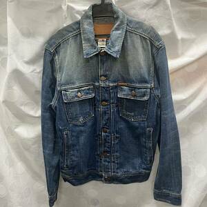 ☆美品☆ EZRA FITCH 75654 エズラ フィッチ ヴィンテージ デニムジャケット USA製 サイズM ダメージ アメカジ 古着 アバクロ (06246