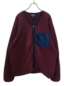 PATAGONIA パタゴニア フリース ジャケット 22975　Synchilla Fleece Cardigan Jacket シンチラ・カーディガン ボルドー L 44795644＃2